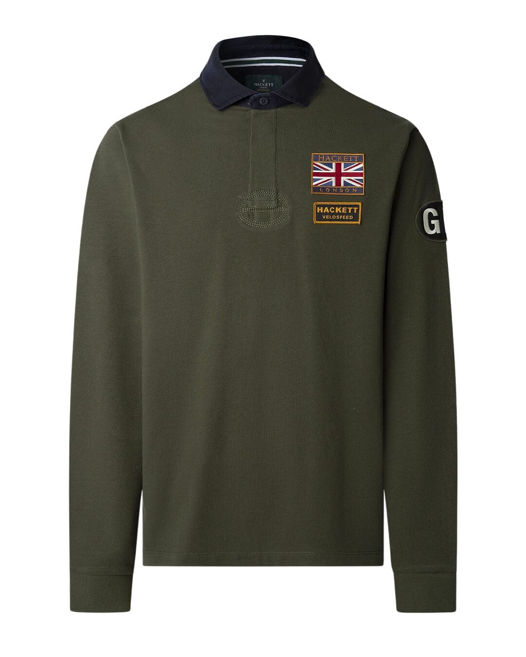 Hackett Green Rally Badges H781 Hunter - Bortex Fine Tailoring