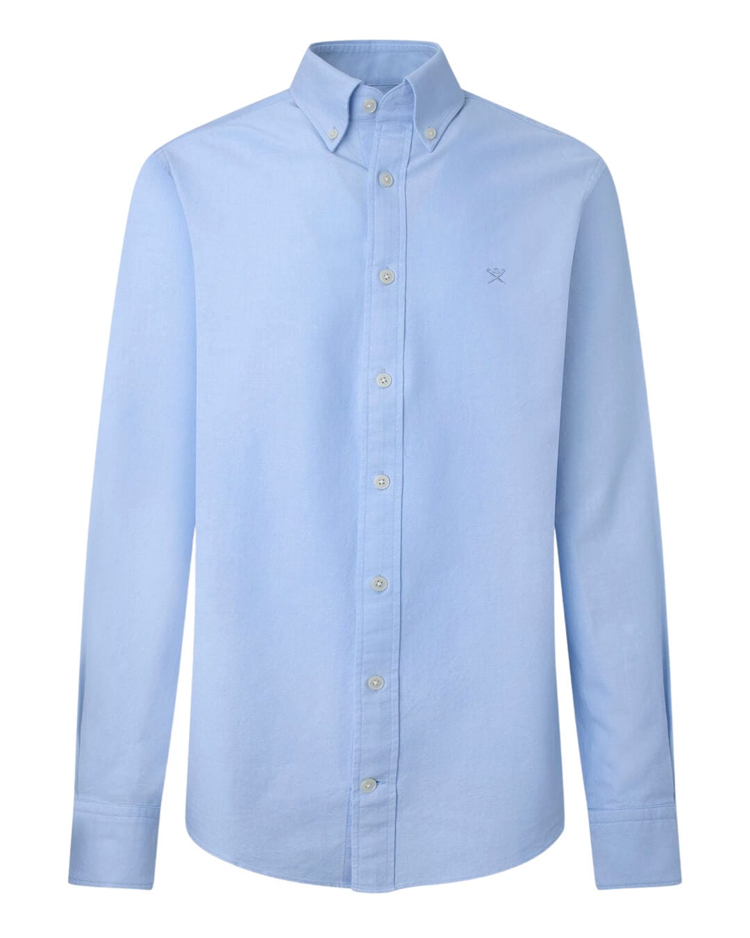 Hackett Shirts Hackett Blue Washed Oxford Shirt