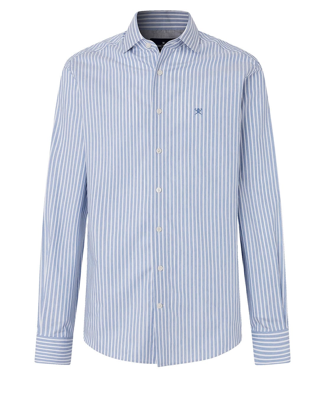 Hackett Shirts Hackett Cabana Stripe Forces Blue H572
