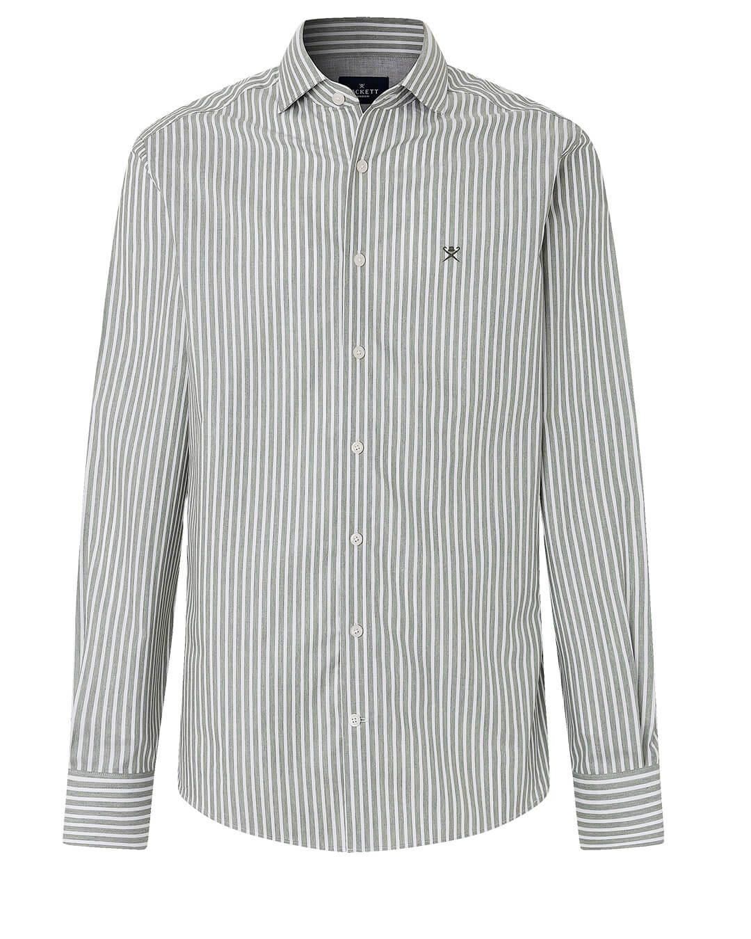 Hackett Shirts Hackett Cabana Stripe Vintage Green H693