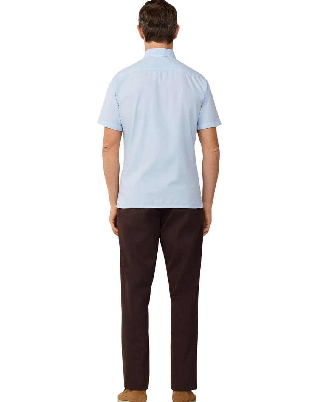Hackett Shirts Hackett Ess Gmt Dyed Oxf Ssblue Shirt