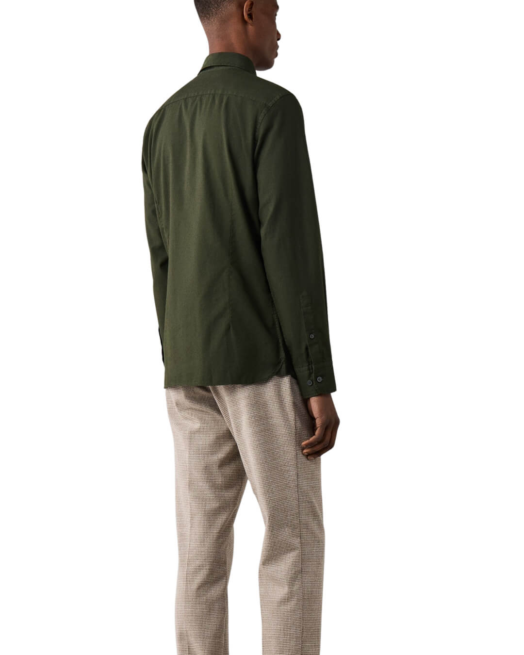 Hackett Shirts Hackett Ess Gmt Dyed Oxford Hunter Green H781