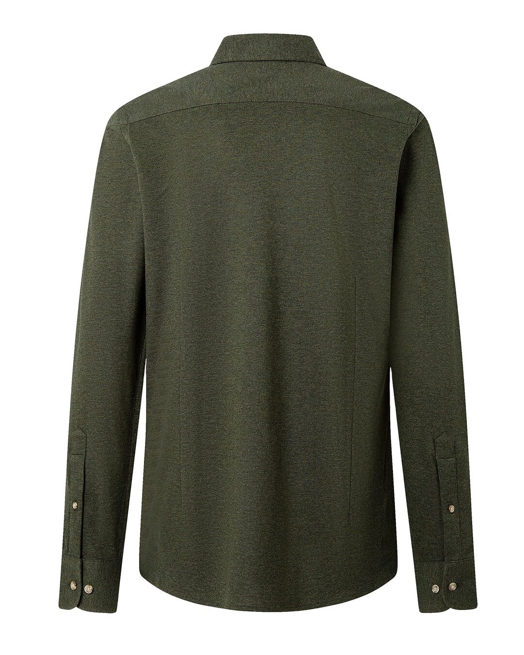 Hackett Shirts Hackett Melange Jersey Pique Hunter Green H781
