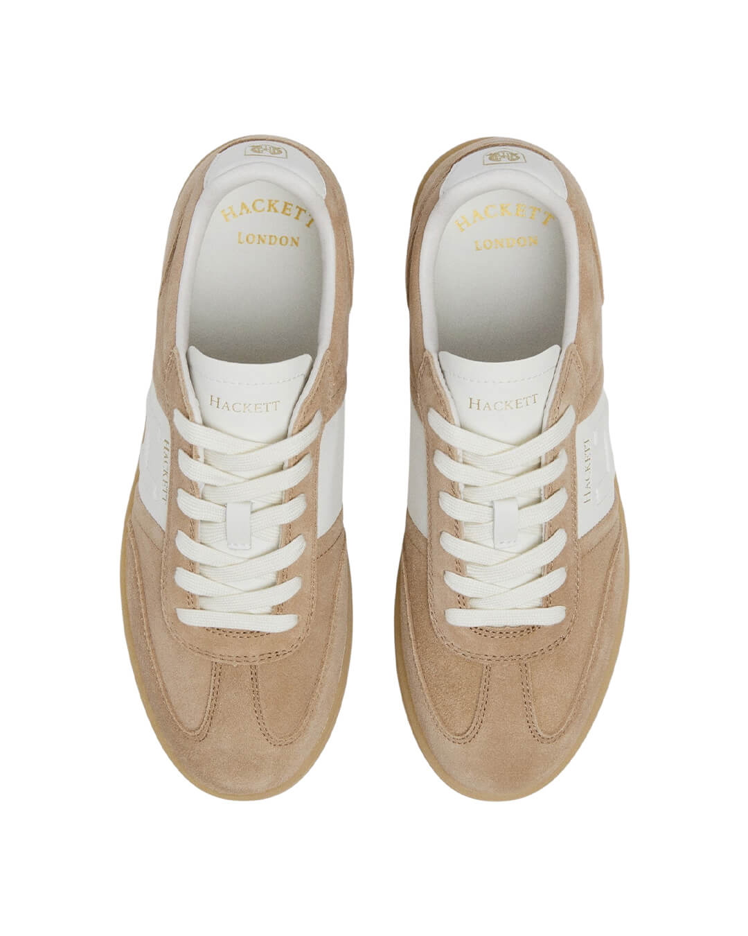 Hackett Shoes Hackett HARPER HERITAGE TRAINERS H847 SAND BEIGE