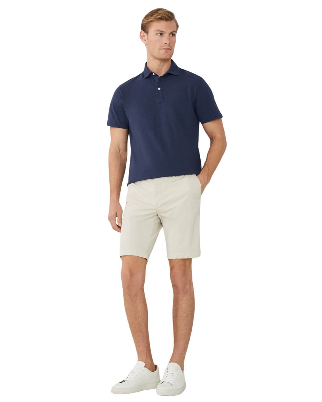 Hackett Shorts Hackett Beige Ultra Low Waist Chino Shorts