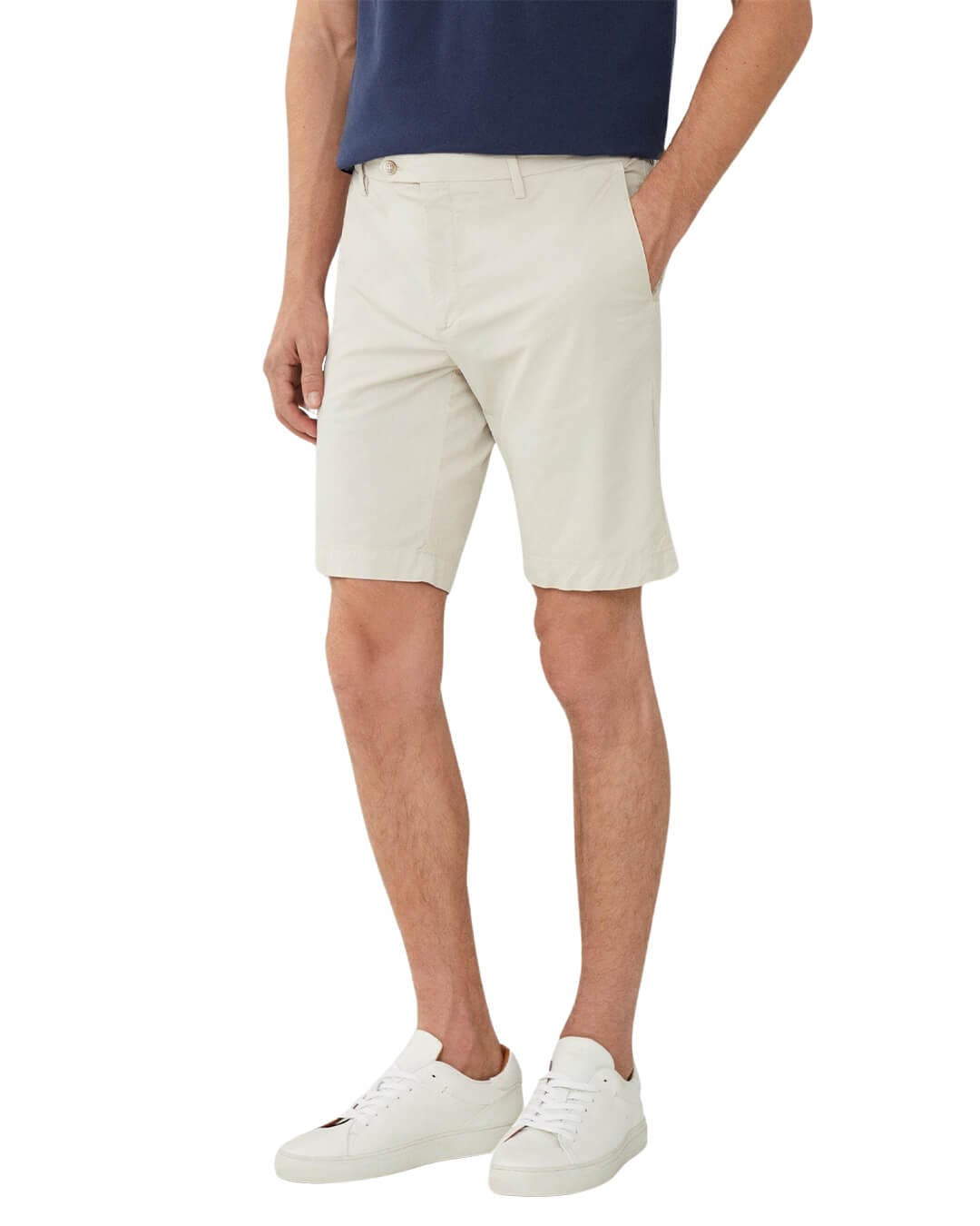 Hackett Shorts Hackett Beige Ultra Low Waist Chino Shorts