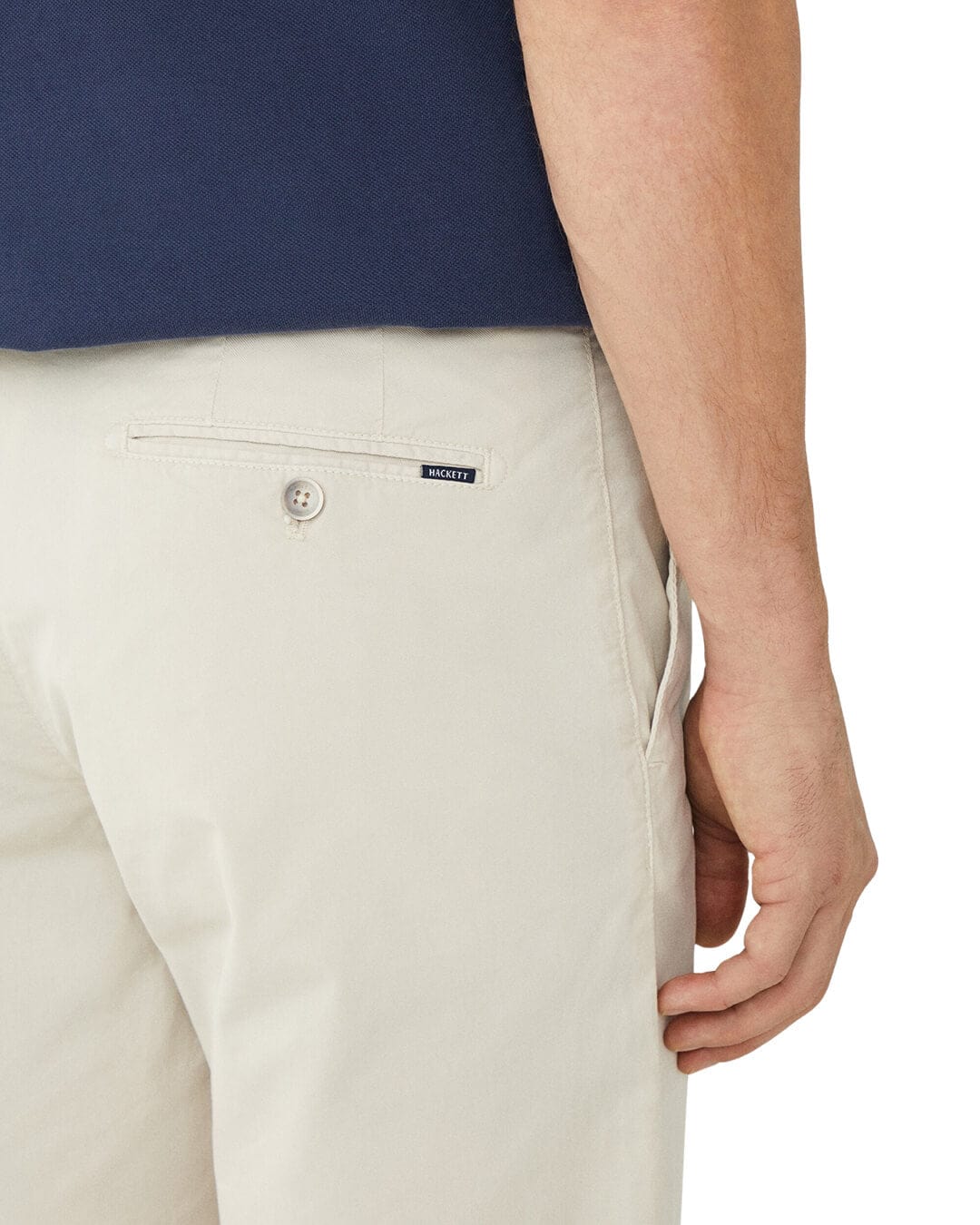 Hackett Shorts Hackett Beige Ultra Low Waist Chino Shorts
