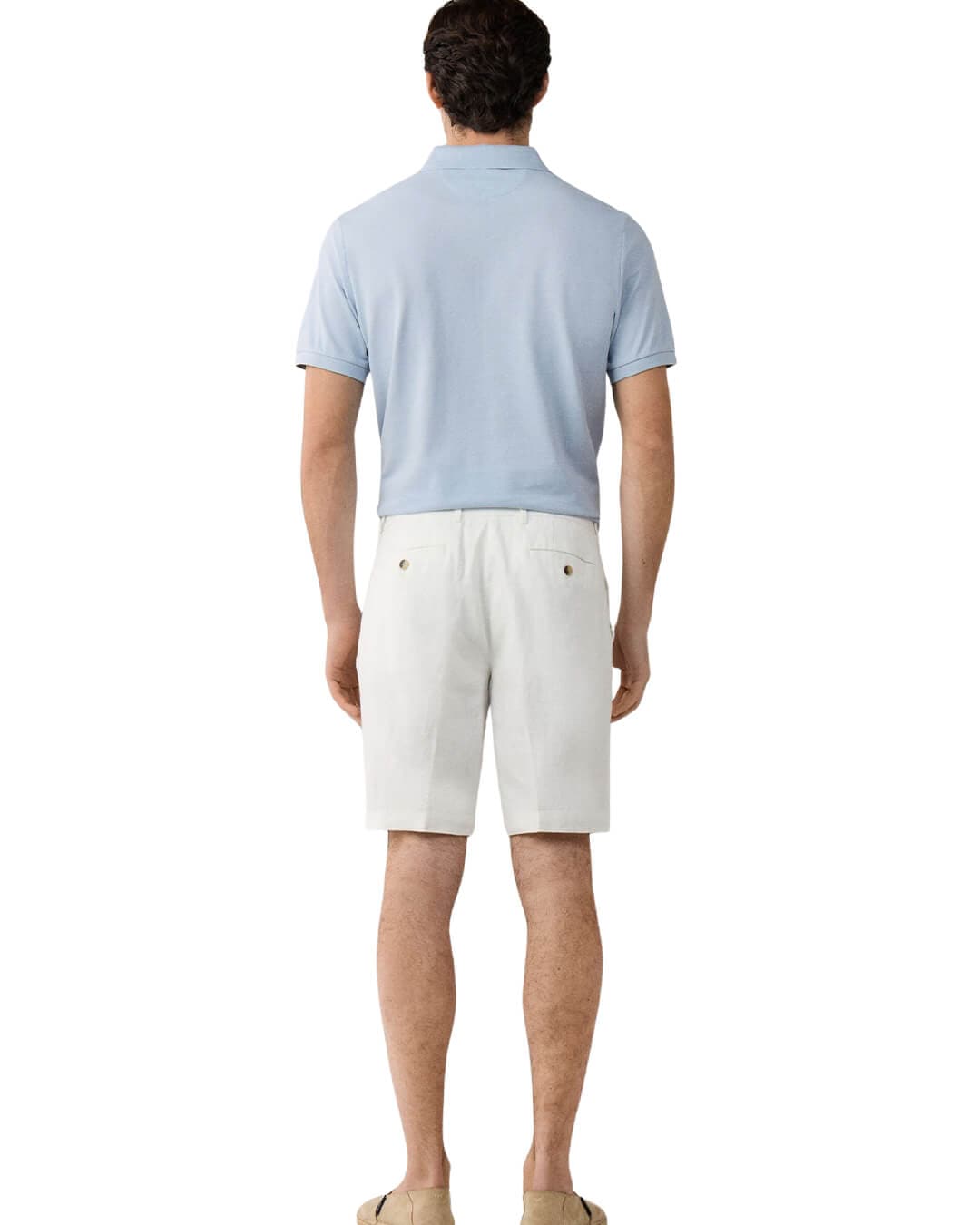 Hackett Shorts Hackett Pd Linen Shortwhite Shorts