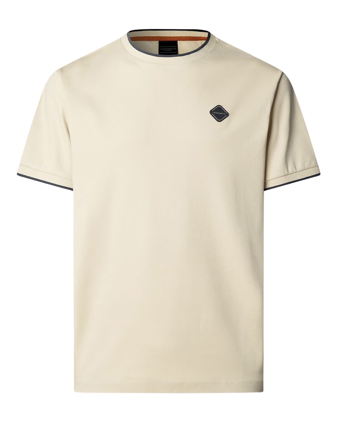 Hackett T-Shirts Hackett  Beige Hs Badge T- Shirt
