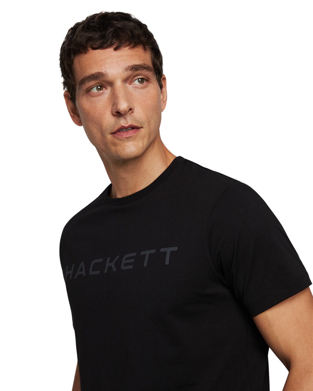 Hackett T-Shirts Hackett Black Essential T-Shirt