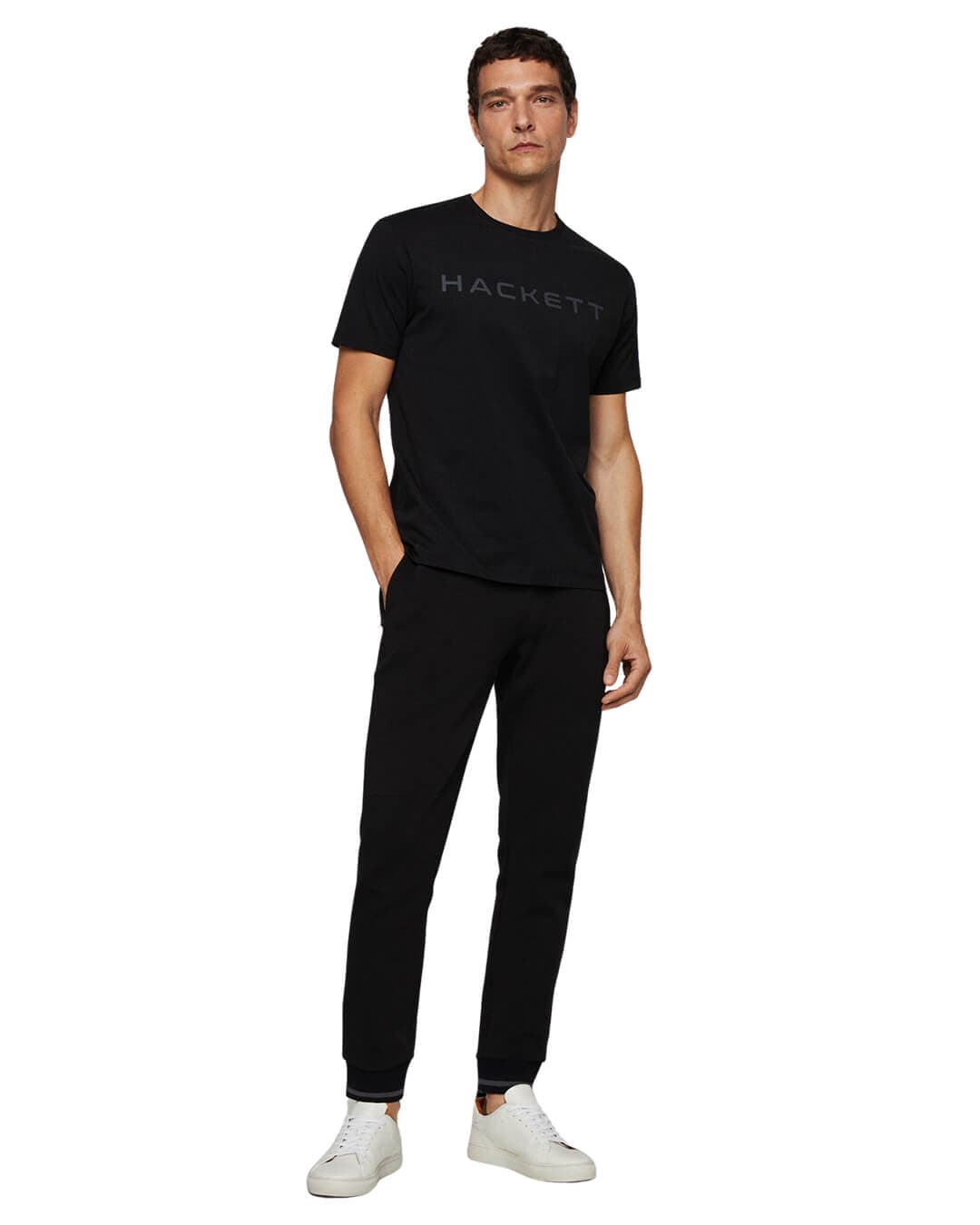 Hackett T-Shirts Hackett Black Essential T-Shirt