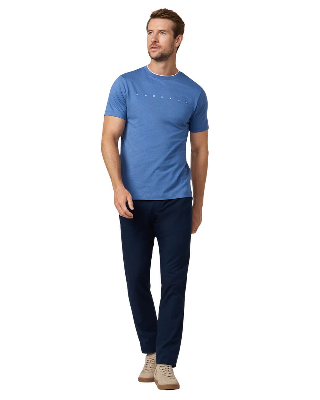 Hackett T-Shirts Hackett Blue Essential  T- Shirt