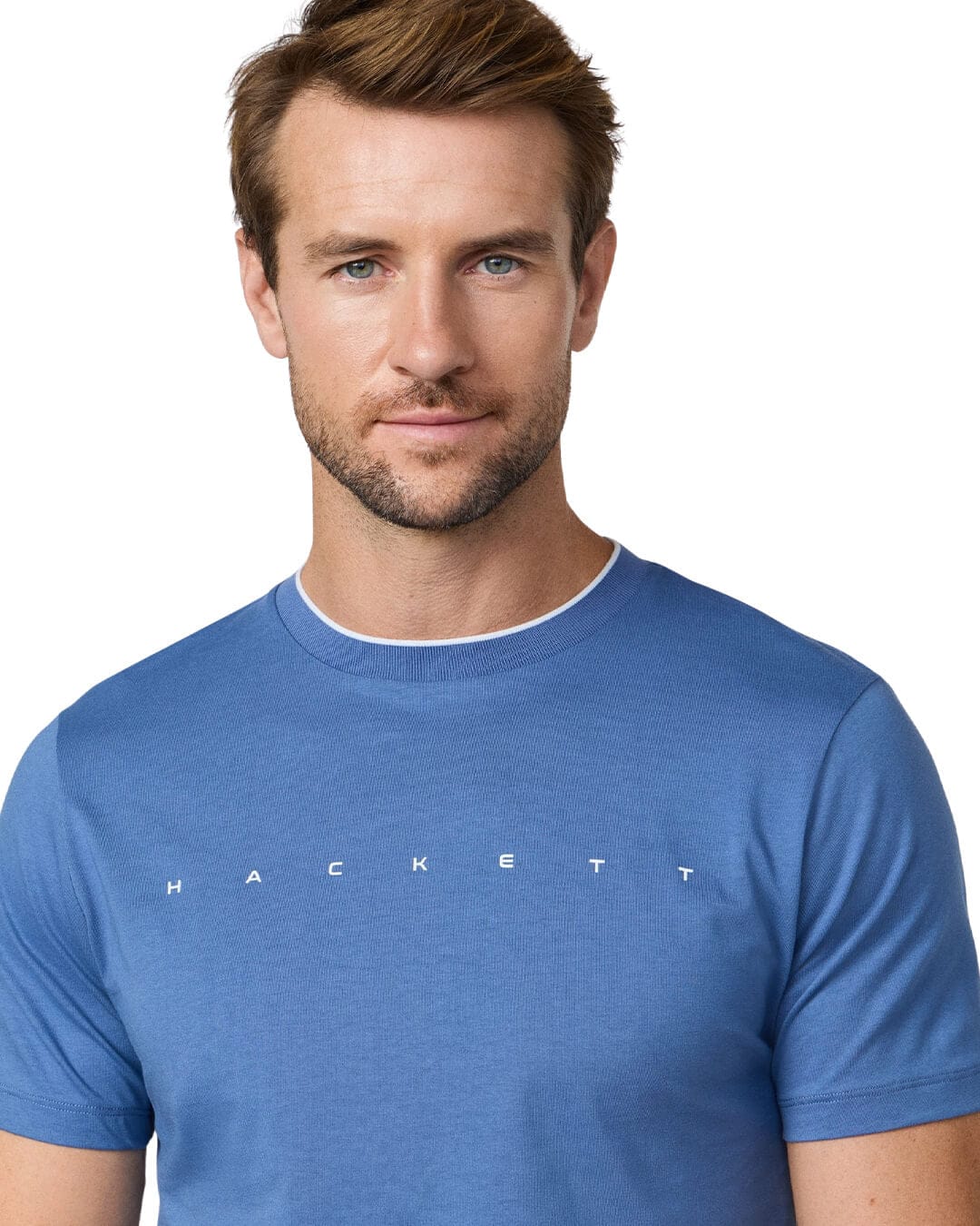 Hackett T-Shirts Hackett Blue Essential  T- Shirt