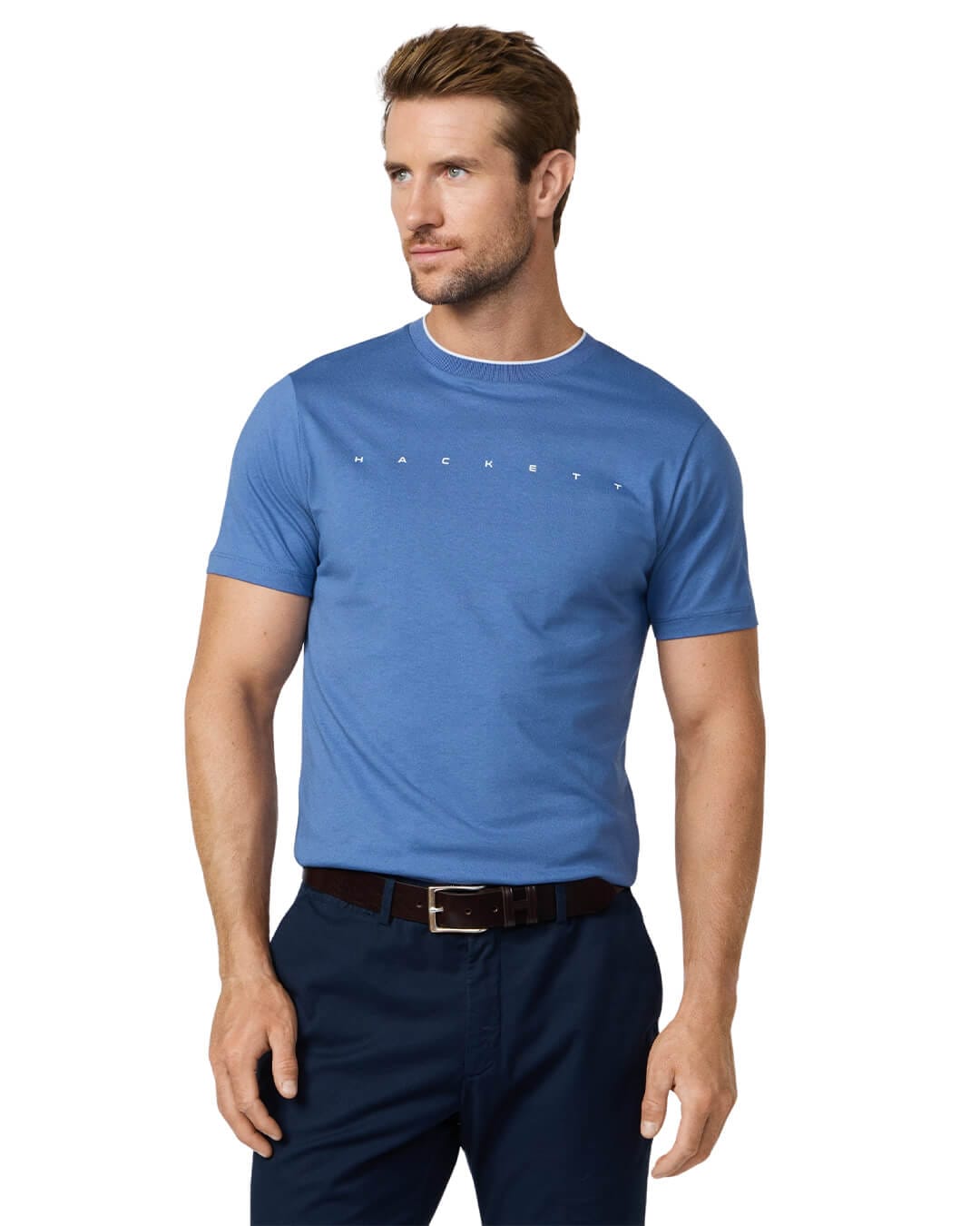 Hackett T-Shirts Hackett Blue Essential  T- Shirt
