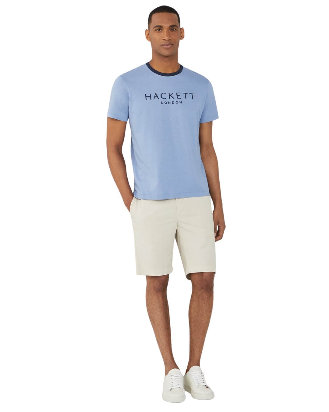 Hackett T-Shirts Hackett Blue Heritage Classic T-Shirt