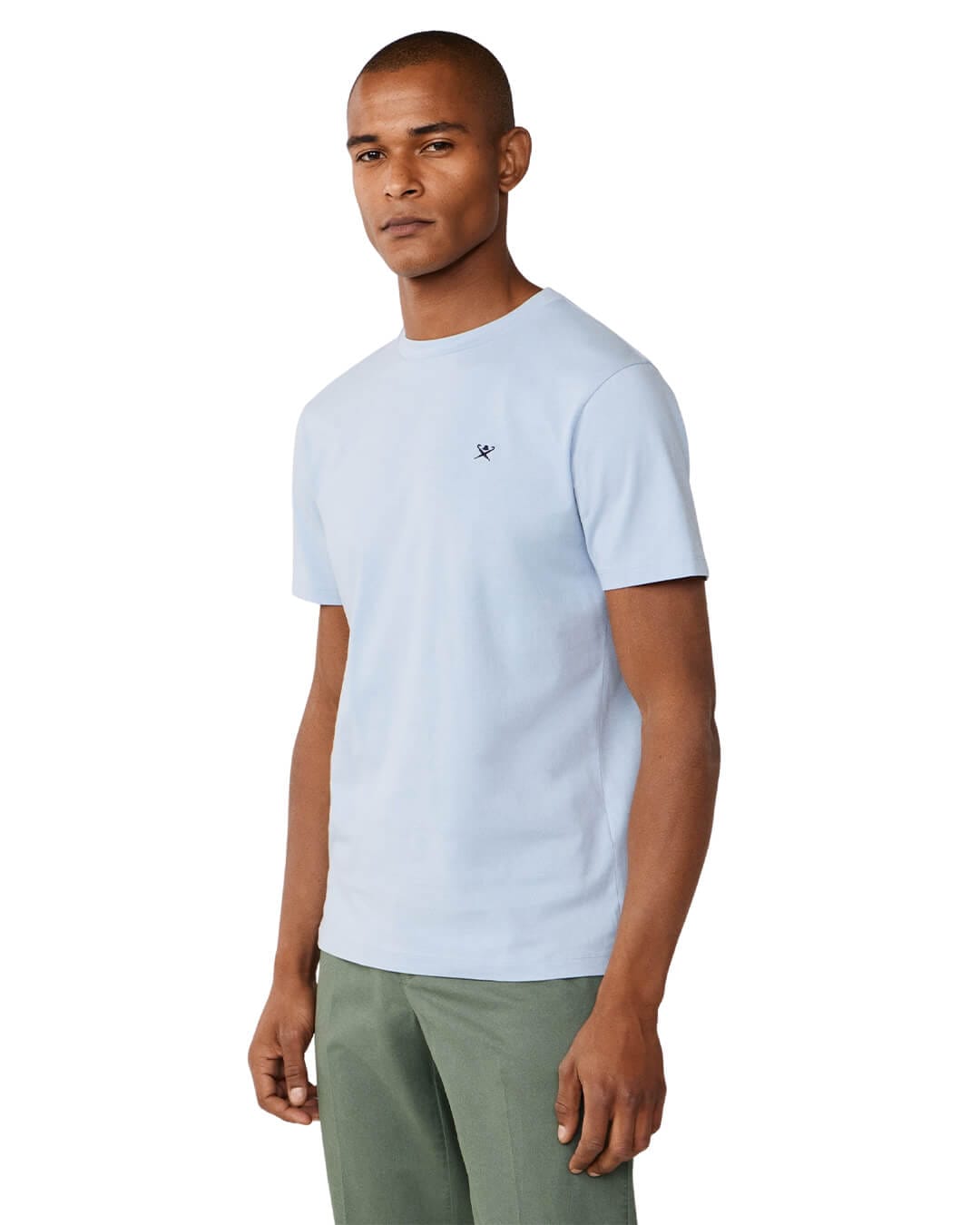 Hackett T-Shirts Hackett Blue Ss Logo T- Shirt