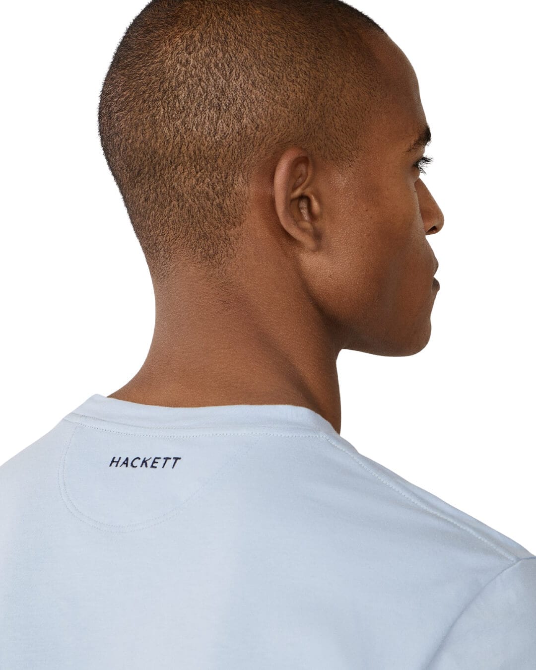 Hackett T-Shirts Hackett Blue Ss Logo T- Shirt