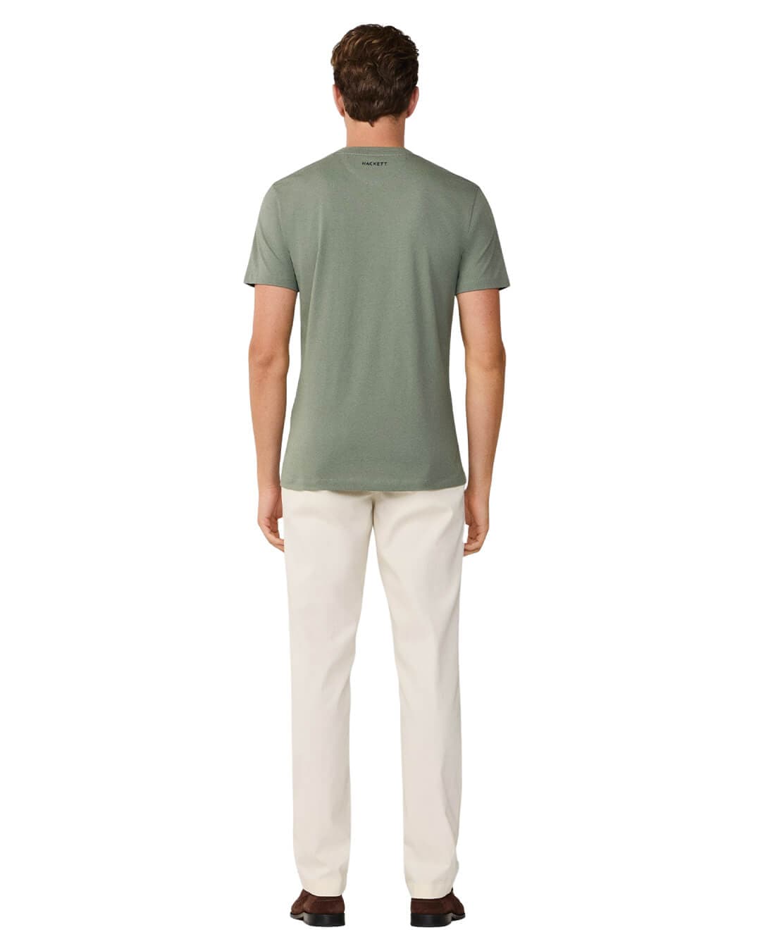 Hackett T-Shirts Hackett Green Ss Logo  T- Shirt