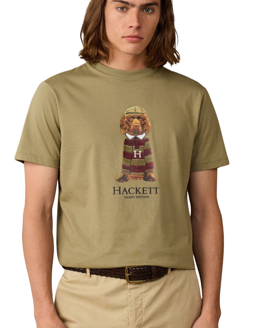 Hackett T-Shirts Hackett Heritage Harry Tee Vintage Green H693