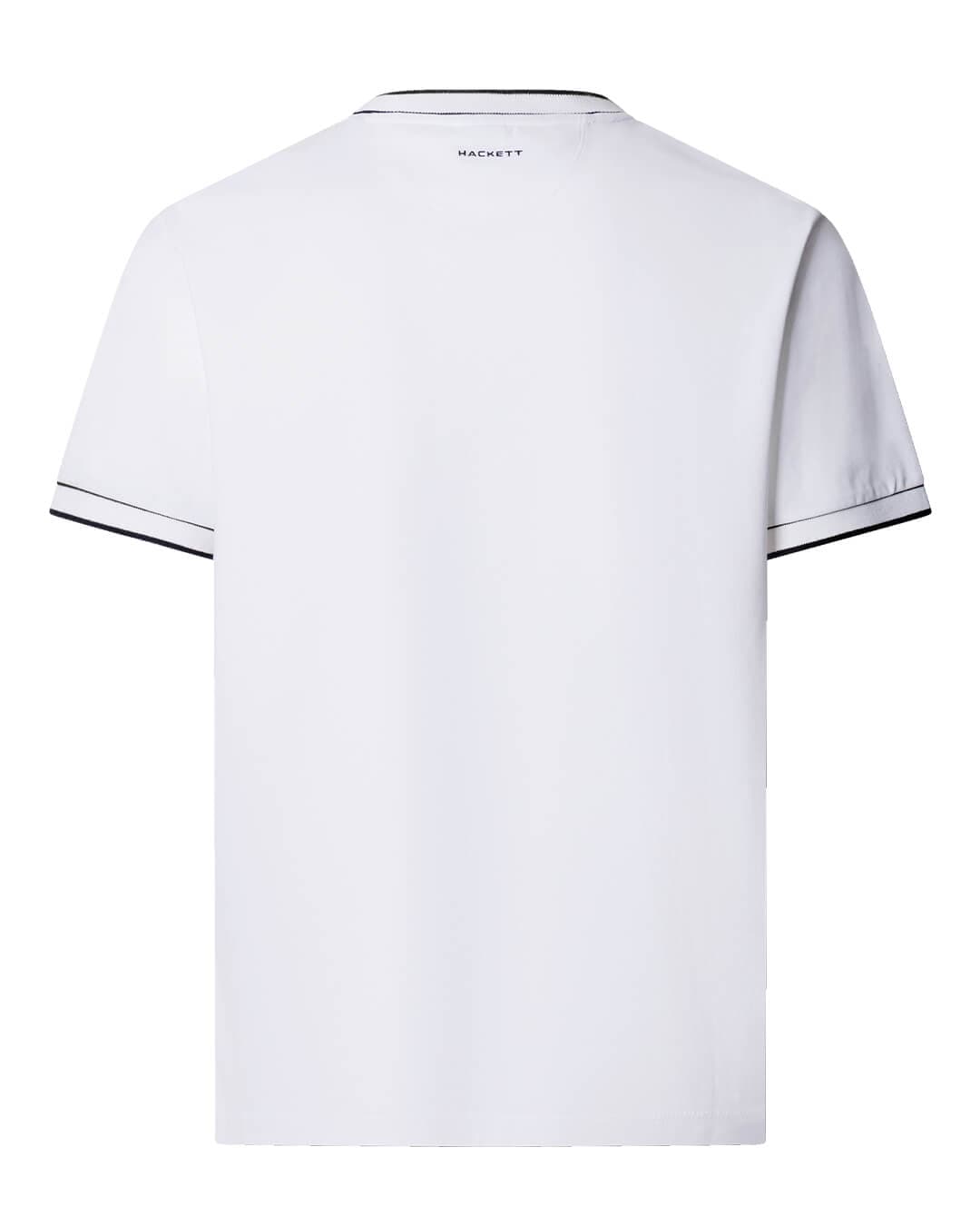 Hackett T-Shirts Hackett Hs Badge Tee Optic White H802