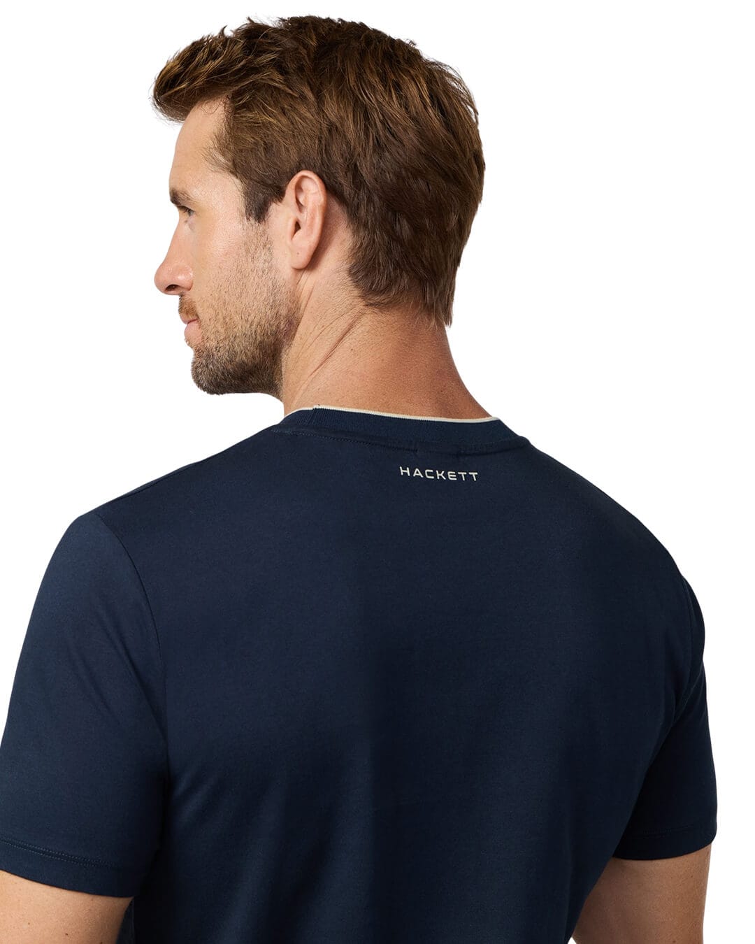 Hackett T-Shirts Hackett Navy Essential  T- Shirt