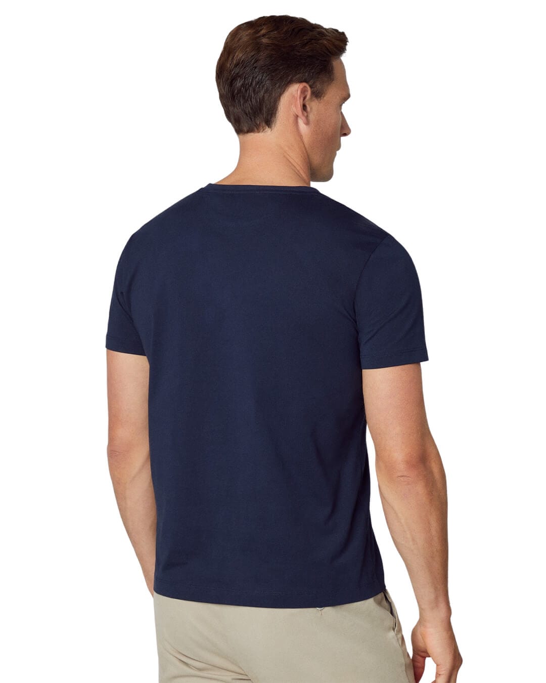 Hackett T-Shirts Hackett Navy Pima Cotton T-Shirt