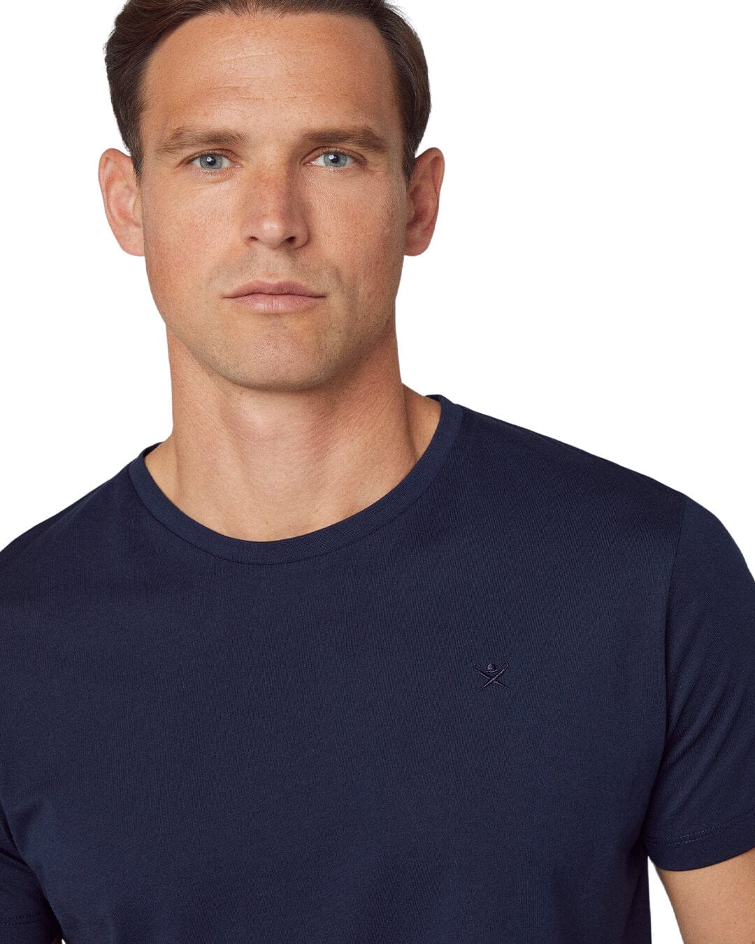 Hackett T-Shirts Hackett Navy Pima Cotton T-Shirt