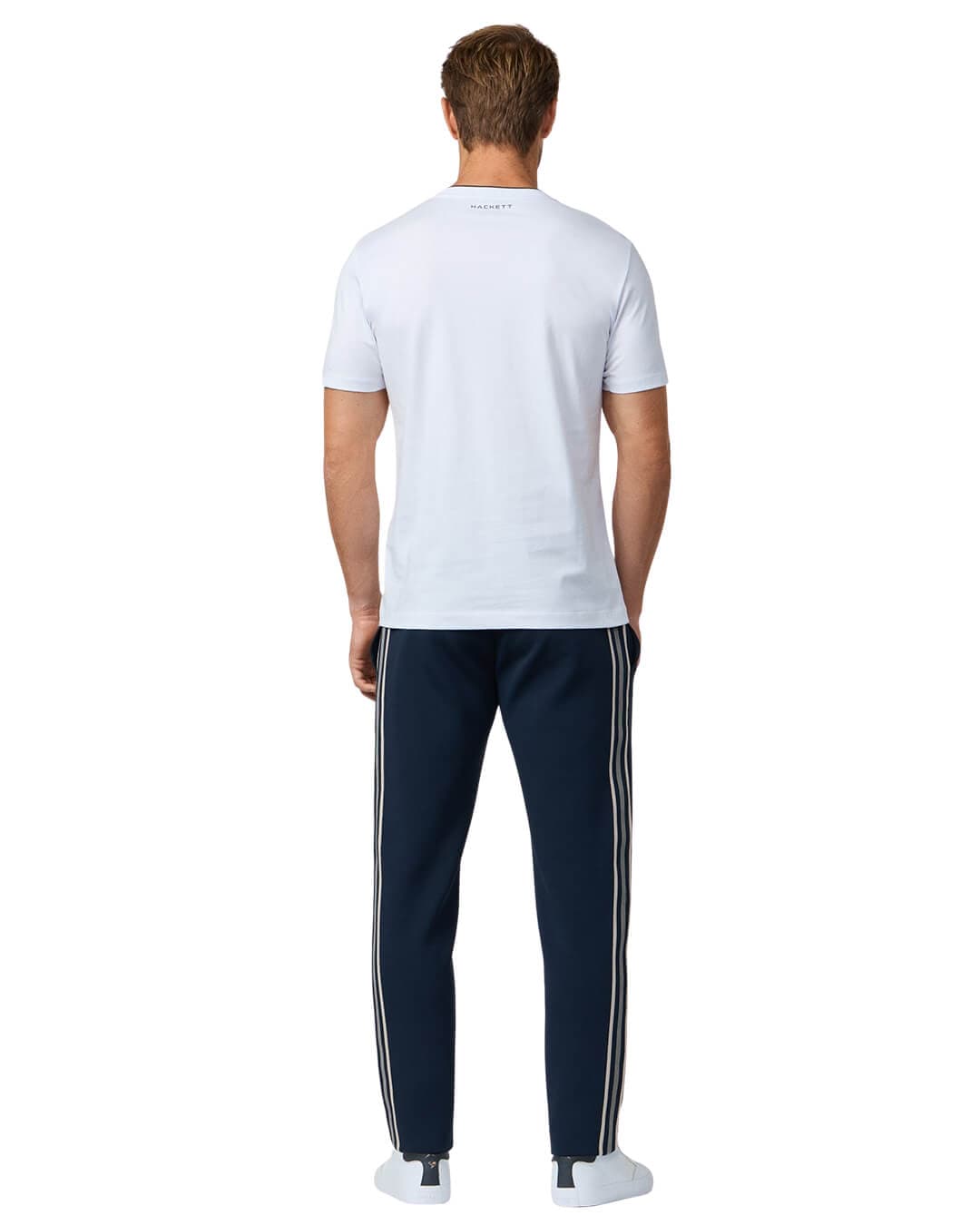 Hackett T-Shirts Hackett White  Essential  T- Shirt