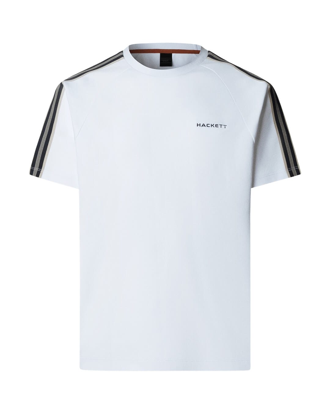 Hackett T-Shirts Hackett White Hs Tape T- Shirt