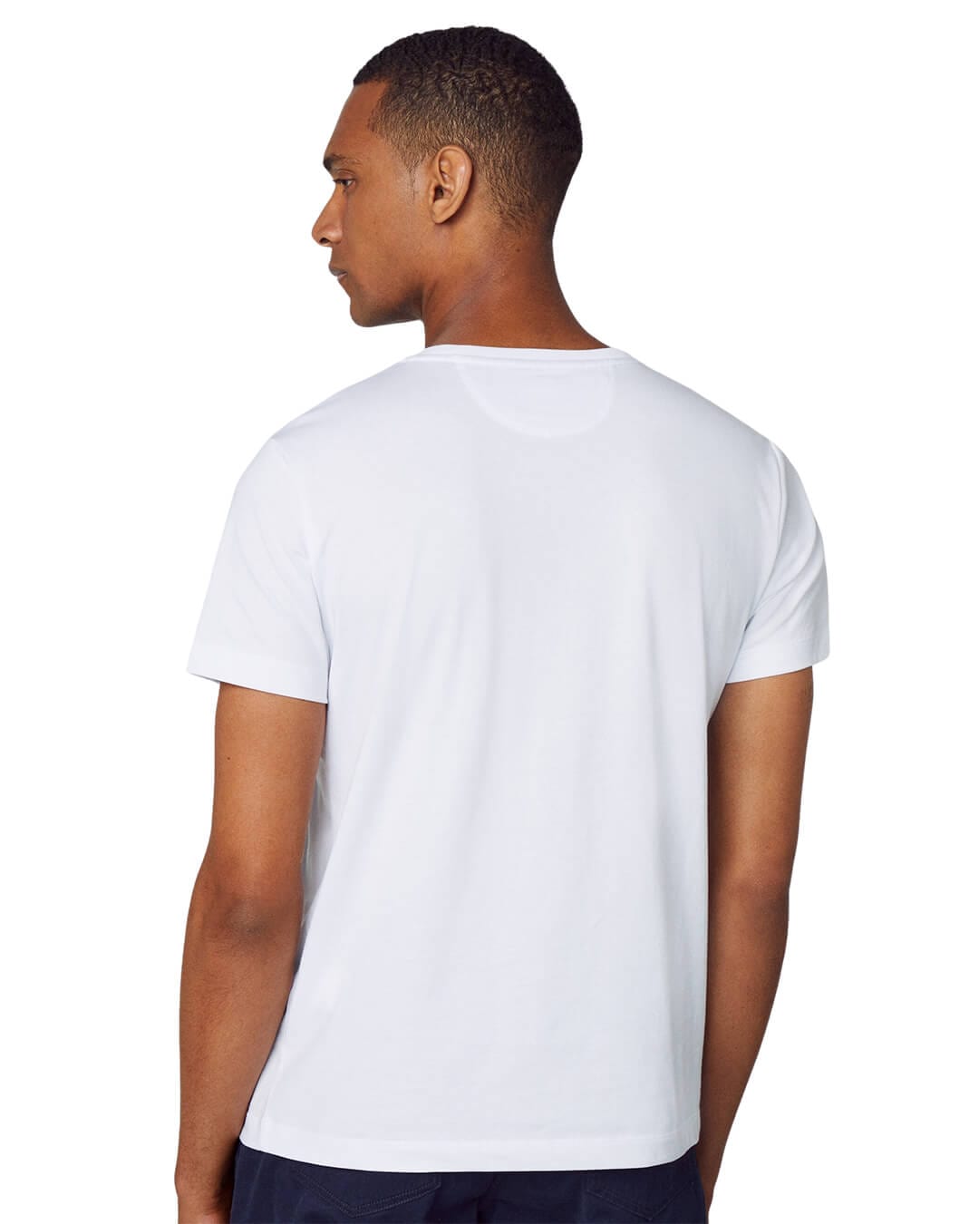 Hackett T-Shirts Hackett White Pima Cotton T-Shirt