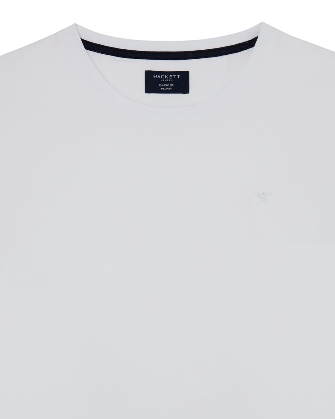 Hackett T-Shirts Hackett White Pima Cotton T-Shirt