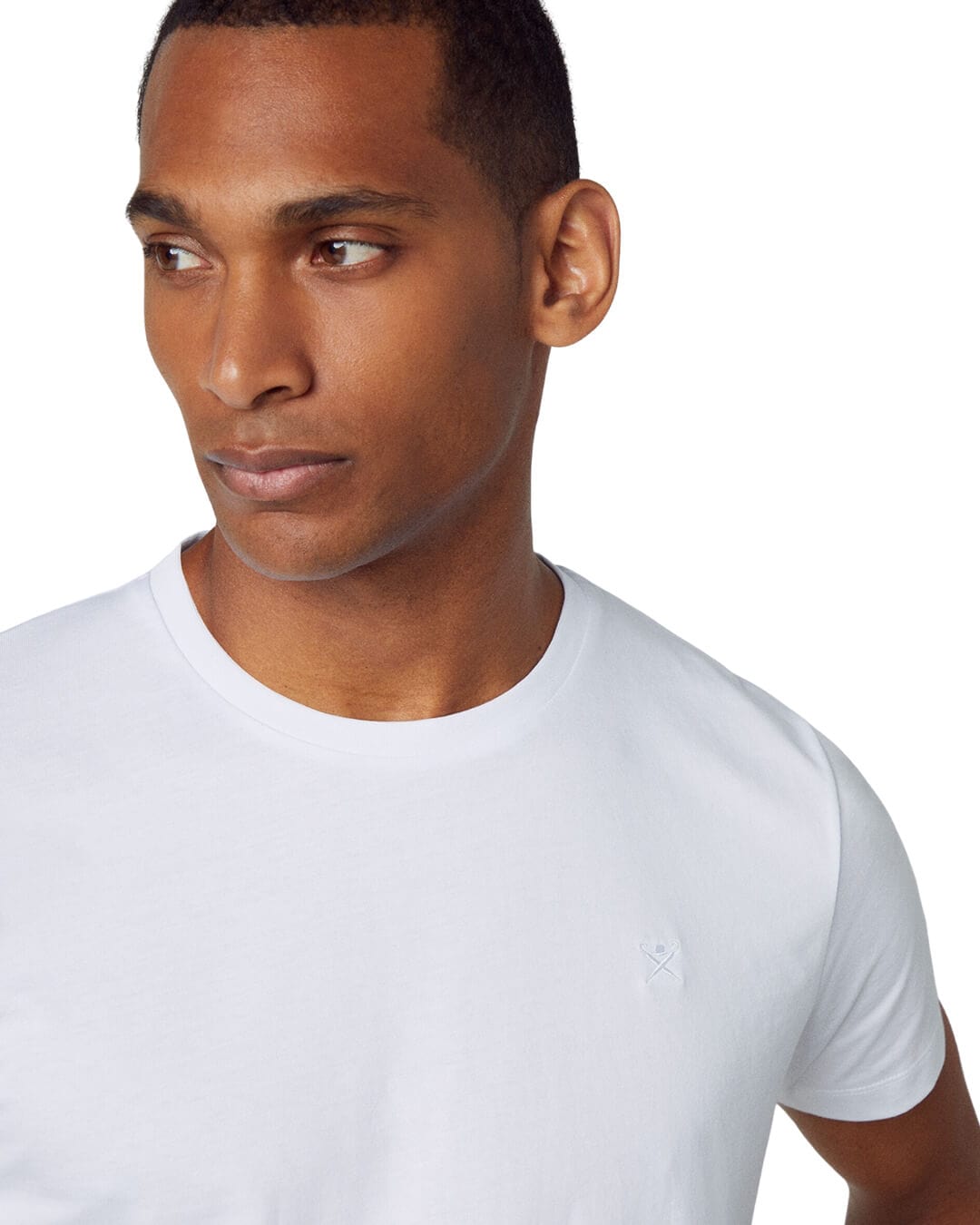 Hackett T-Shirts Hackett White Pima Cotton T-Shirt