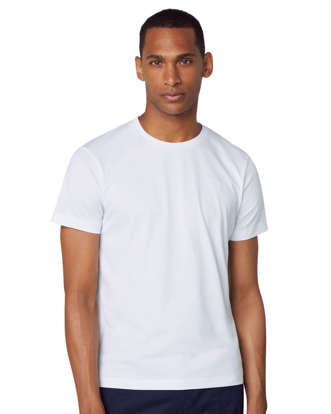 Hackett T-Shirts Hackett White Pima Cotton T-Shirt