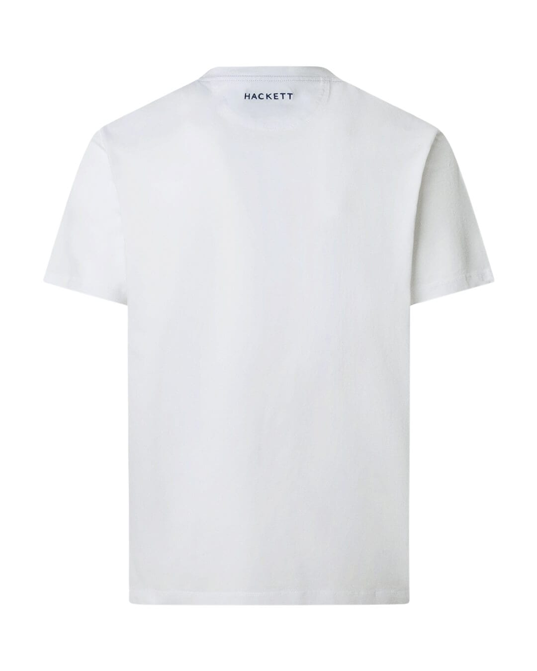 Hackett T-Shirts Hackett White  Ss Logo T- Shirt