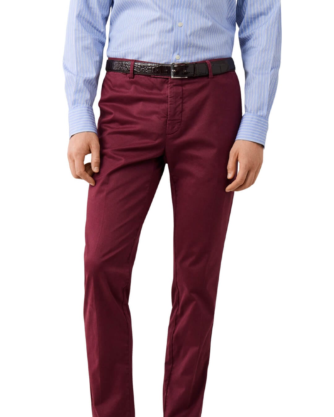 Hackett Trousers Hackett Chino Kensington Oxblood Red H283