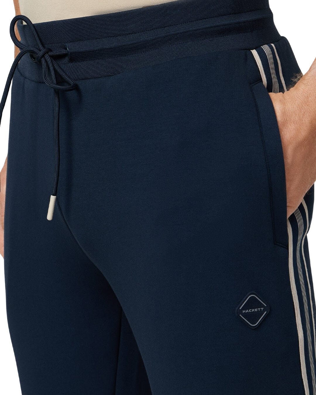 Hackett Trousers Hackett Navy  Hs Tape Track Trousers