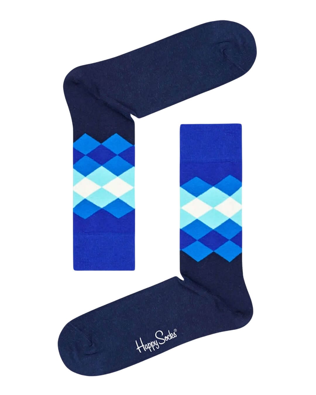 Happy Socks Socks Happy Socks Black Faded Diamond Socks