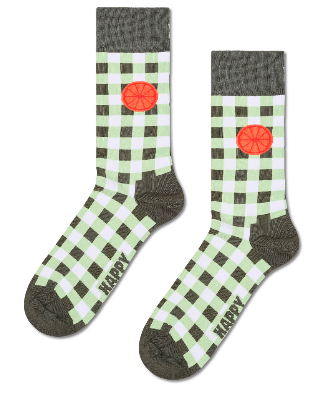 Happy Socks Socks Happy Socks Multicoloured Gingham Orange Sock
