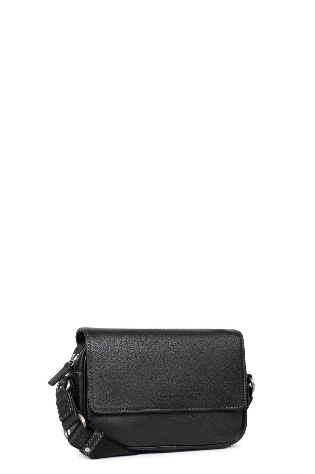 Hexagona Bags ONE Hexagona Black Leather Backpack