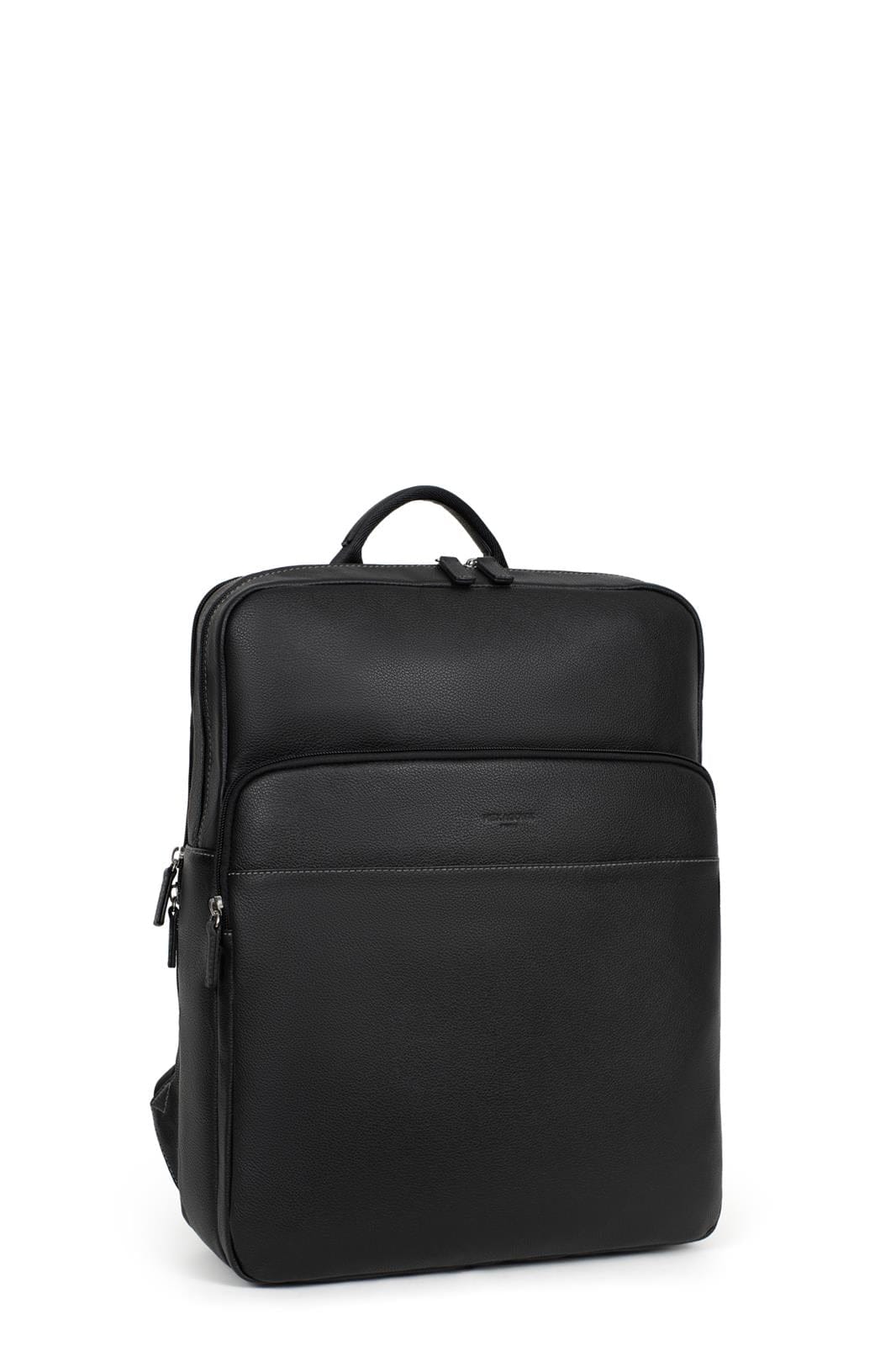 Hexagona Bags ONE Hexagona Black Leather Backpack