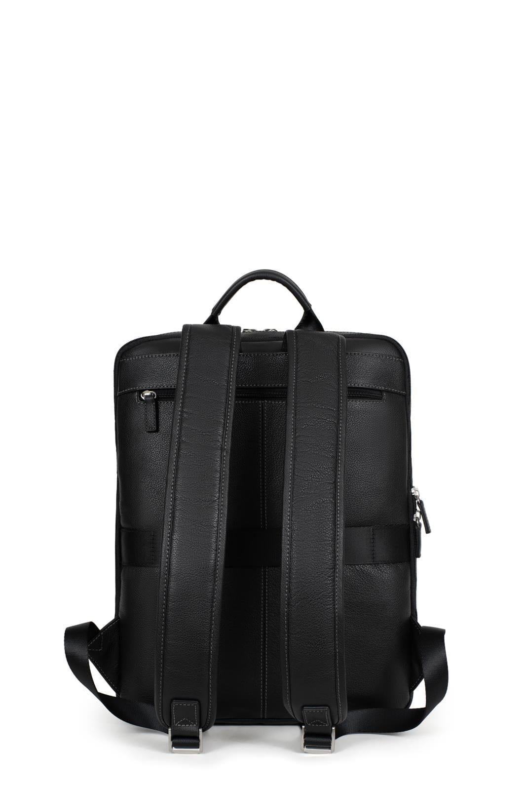 Hexagona Bags ONE Hexagona Black Leather Backpack