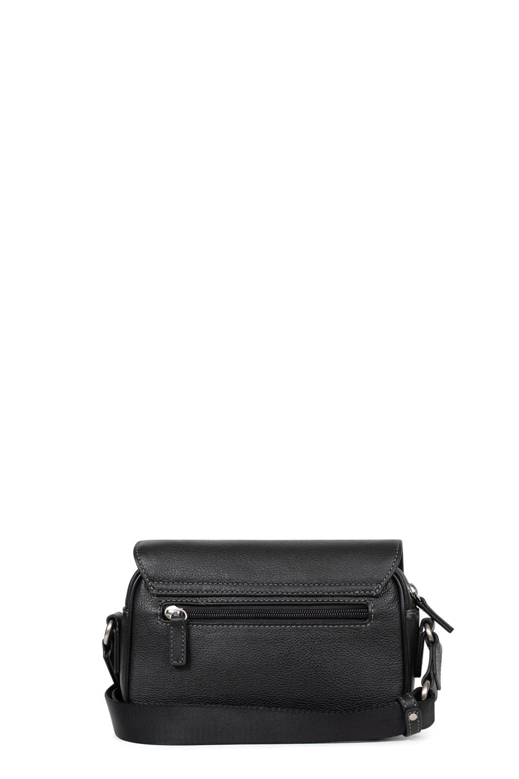 Hexagona Bags ONE Hexagona Black Leather Backpack