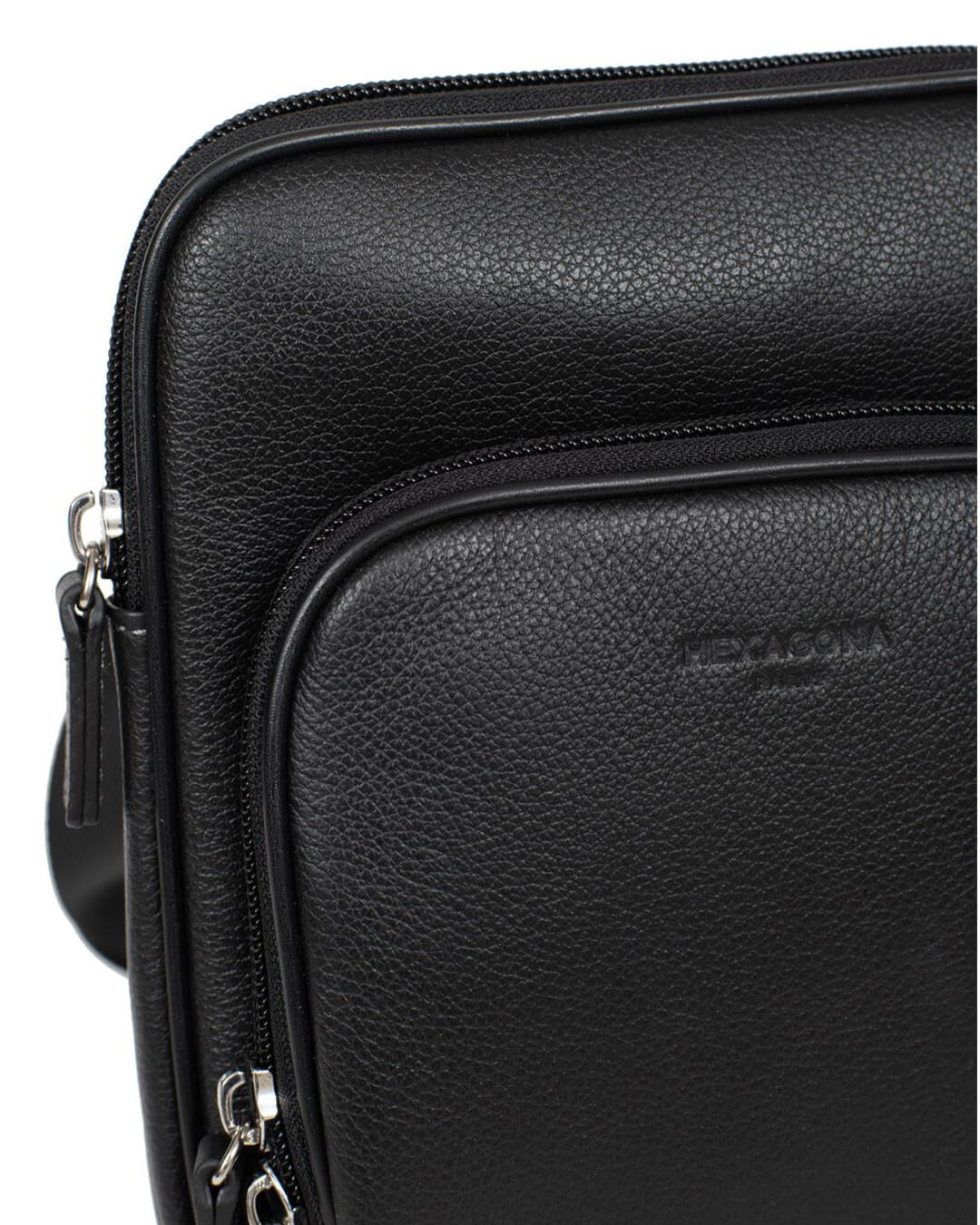 Hexagona Bags ONE Hexagona Black Messenger Bag