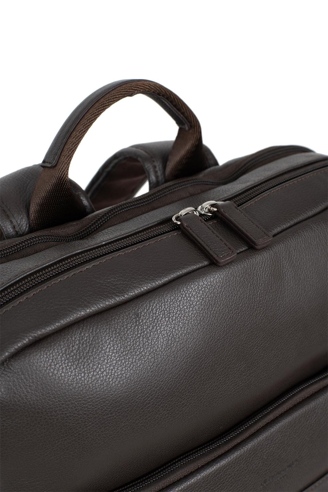 Hexagona Bags ONE Hexagona Brown Leather Backpack