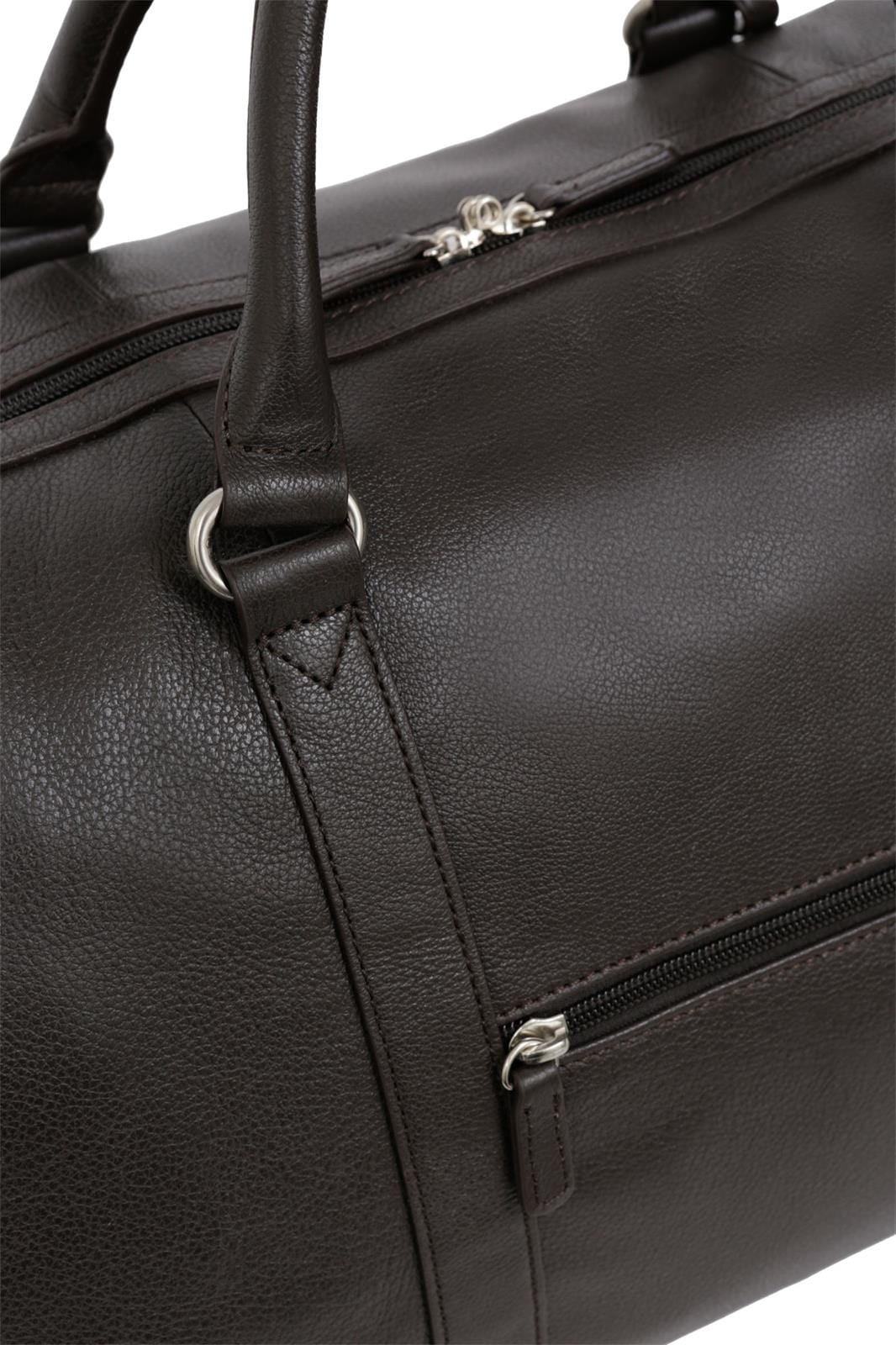 Hexagona Bags ONE Hexagona Brown Leather Holdall