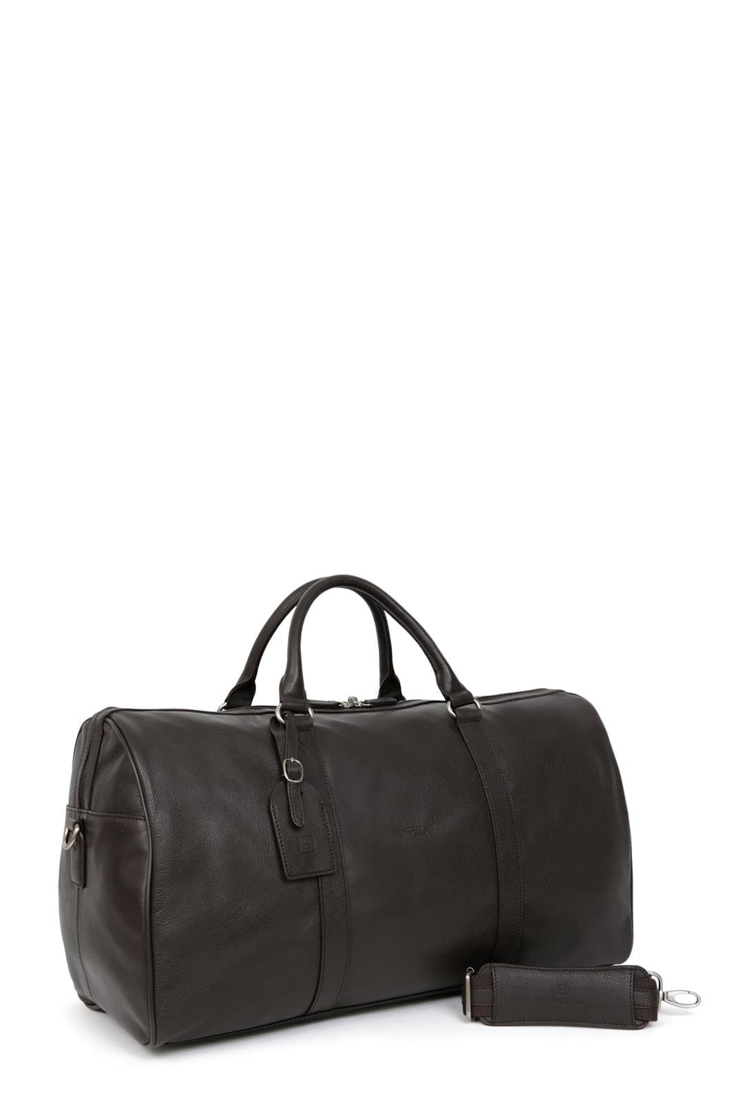 Hexagona Bags ONE Hexagona Brown Leather Holdall