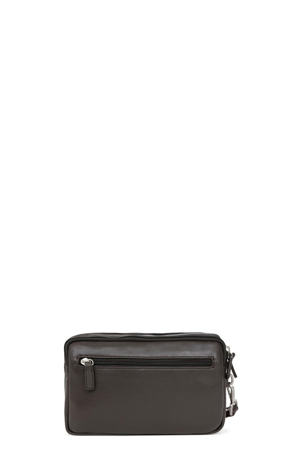 Hexagona Bags ONE Hexagona Brown Leather Wrist Bag