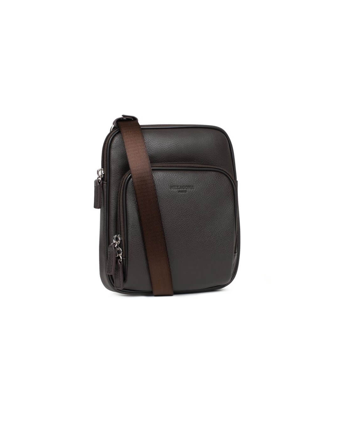 Hexagona Bags ONE Hexagona Brown Messenger Bag