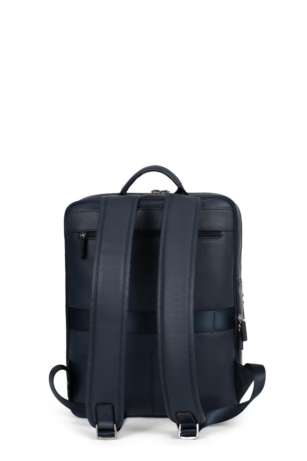 Hexagona Bags ONE Hexagona Navy Leather Backpack