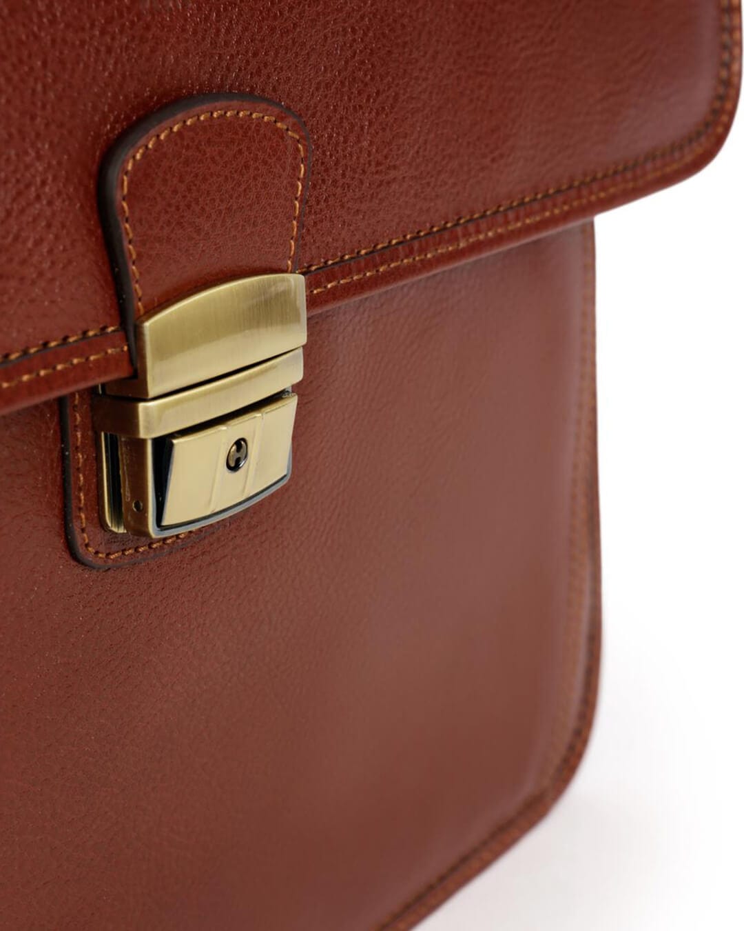 Hexagona Bags ONE Hexagona Tan Satchel